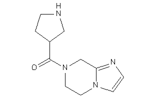 6,8-dihydro-5H-imidazo[1,2-a]pyrazin-7-yl(pyrrolidin-3-yl)methanone