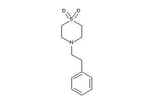 4-phenethyl-1,4-thiazinane 1,1-dioxide