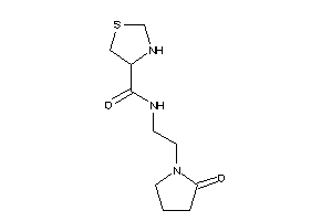 N-[2-(2-ketopyrrolidino)ethyl]thiazolidine-4-carboxamide