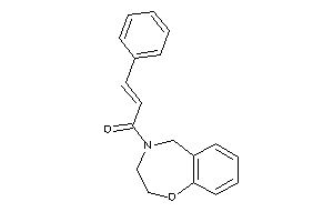 1-(3,5-dihydro-2H-1,4-benzoxazepin-4-yl)-3-phenyl-prop-2-en-1-one