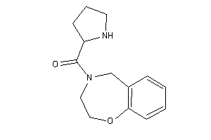 3,5-dihydro-2H-1,4-benzoxazepin-4-yl(pyrrolidin-2-yl)methanone