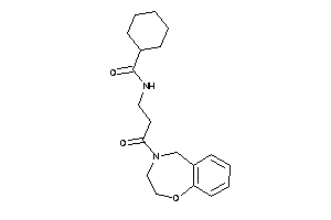 N-[3-(3,5-dihydro-2H-1,4-benzoxazepin-4-yl)-3-keto-propyl]cyclohexanecarboxamide