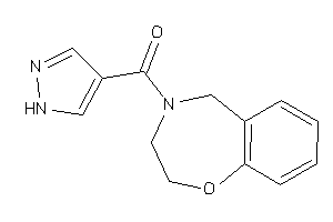 3,5-dihydro-2H-1,4-benzoxazepin-4-yl(1H-pyrazol-4-yl)methanone