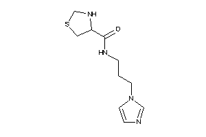 N-(3-imidazol-1-ylpropyl)thiazolidine-4-carboxamide