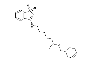 6-[(1,1-diketo-1,2-benzothiazol-3-yl)amino]hexanoic Acid Cyclohex-3-en-1-ylmethyl Ester