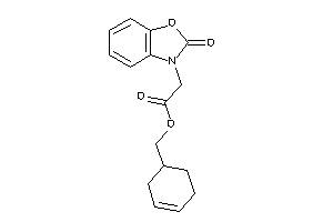 Image of 2-(2-keto-1,3-benzoxazol-3-yl)acetic Acid Cyclohex-3-en-1-ylmethyl Ester