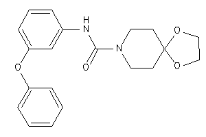 N-(3-phenoxyphenyl)-1,4-dioxa-8-azaspiro[4.5]decane-8-carboxamide