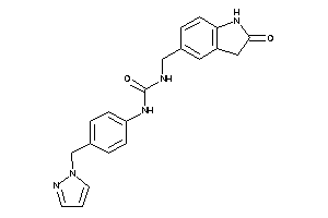 1-[(2-ketoindolin-5-yl)methyl]-3-[4-(pyrazol-1-ylmethyl)phenyl]urea