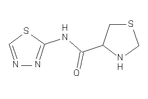 N-(1,3,4-thiadiazol-2-yl)thiazolidine-4-carboxamide