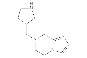 7-(pyrrolidin-3-ylmethyl)-6,8-dihydro-5H-imidazo[1,2-a]pyrazine
