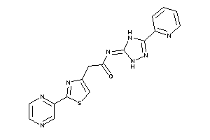 2-(2-pyrazin-2-ylthiazol-4-yl)-N-[3-(2-pyridyl)-1,4-dihydro-1,2,4-triazol-5-ylidene]acetamide