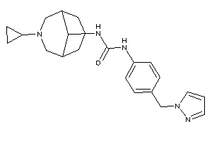 1-(7-cyclopropyl-7-azabicyclo[3.3.1]nonan-9-yl)-3-[4-(pyrazol-1-ylmethyl)phenyl]urea