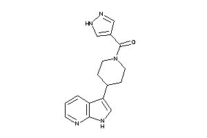 Image of 1H-pyrazol-4-yl-[4-(1H-pyrrolo[2,3-b]pyridin-3-yl)piperidino]methanone