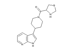 [4-(1H-pyrrolo[2,3-b]pyridin-3-yl)piperidino]-thiazolidin-4-yl-methanone