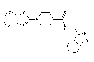 1-(1,3-benzothiazol-2-yl)-N-(6,7-dihydro-5H-pyrrolo[2,1-c][1,2,4]triazol-3-ylmethyl)isonipecotamide