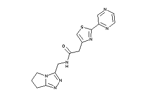 N-(6,7-dihydro-5H-pyrrolo[2,1-c][1,2,4]triazol-3-ylmethyl)-2-(2-pyrazin-2-ylthiazol-4-yl)acetamide