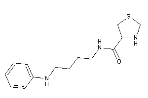 N-(4-anilinobutyl)thiazolidine-4-carboxamide