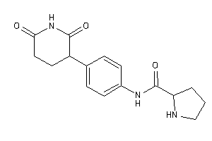 N-[4-(2,6-diketo-3-piperidyl)phenyl]pyrrolidine-2-carboxamide