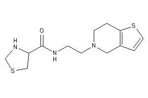 N-[2-(6,7-dihydro-4H-thieno[3,2-c]pyridin-5-yl)ethyl]thiazolidine-4-carboxamide