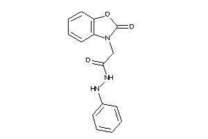 2-(2-keto-1,3-benzoxazol-3-yl)-N'-phenyl-acetohydrazide