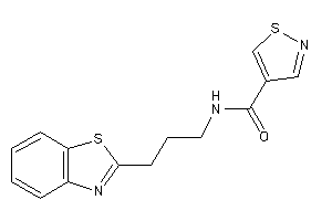 N-[3-(1,3-benzothiazol-2-yl)propyl]isothiazole-4-carboxamide