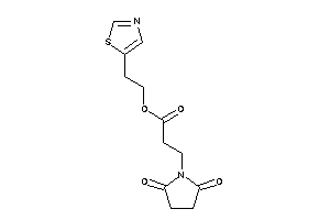 3-succinimidopropionic Acid 2-thiazol-5-ylethyl Ester