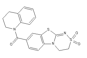 Image of 3,4-dihydro-2H-quinolin-1-yl-(2,2-diketo-3,4-dihydro-[1,2,4]thiadiazino[3,4-b][1,3]benzothiazol-8-yl)methanone