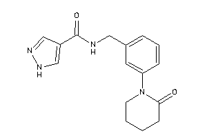 N-[3-(2-ketopiperidino)benzyl]-1H-pyrazole-4-carboxamide