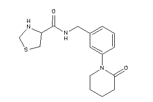 N-[3-(2-ketopiperidino)benzyl]thiazolidine-4-carboxamide