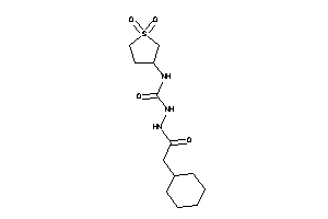 1-[(2-cyclohexylacetyl)amino]-3-(1,1-diketothiolan-3-yl)urea