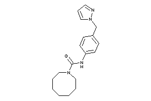 N-[4-(pyrazol-1-ylmethyl)phenyl]azocane-1-carboxamide