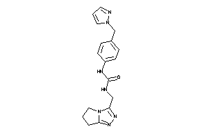 1-(6,7-dihydro-5H-pyrrolo[2,1-c][1,2,4]triazol-3-ylmethyl)-3-[4-(pyrazol-1-ylmethyl)phenyl]urea