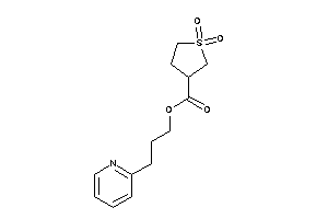 1,1-diketothiolane-3-carboxylic Acid 3-(2-pyridyl)propyl Ester