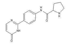 N-[4-(6-keto-1H-pyrimidin-2-yl)phenyl]pyrrolidine-2-carboxamide