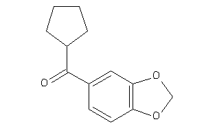 1,3-benzodioxol-5-yl(cyclopentyl)methanone