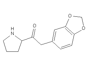 2-(1,3-benzodioxol-5-yl)-1-pyrrolidin-2-yl-ethanone