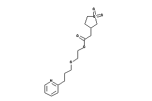 2-(1,1-diketothiolan-3-yl)acetic Acid 2-[3-(2-pyridyl)propoxy]ethyl Ester