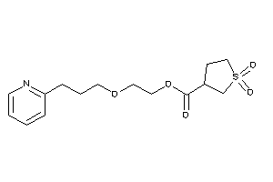 1,1-diketothiolane-3-carboxylic Acid 2-[3-(2-pyridyl)propoxy]ethyl Ester