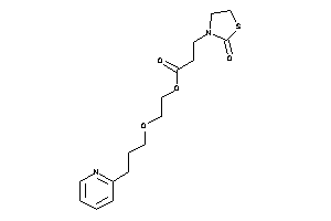 3-(2-ketothiazolidin-3-yl)propionic Acid 2-[3-(2-pyridyl)propoxy]ethyl Ester