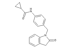 N-[4-[(2-ketoindolin-1-yl)methyl]phenyl]cyclopropanecarboxamide