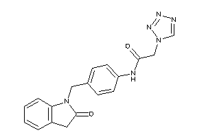 N-[4-[(2-ketoindolin-1-yl)methyl]phenyl]-2-(tetrazol-1-yl)acetamide