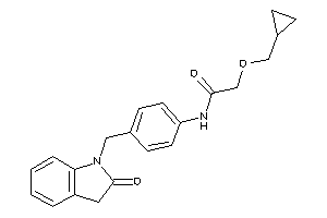 2-(cyclopropylmethoxy)-N-[4-[(2-ketoindolin-1-yl)methyl]phenyl]acetamide