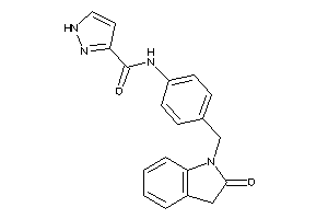 N-[4-[(2-ketoindolin-1-yl)methyl]phenyl]-1H-pyrazole-3-carboxamide