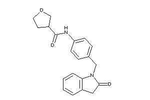 N-[4-[(2-ketoindolin-1-yl)methyl]phenyl]tetrahydrofuran-3-carboxamide