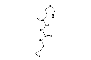 1-(cyclopropylmethyl)-3-(thiazolidine-4-carbonylamino)urea