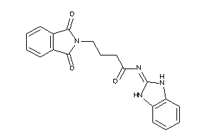 Image of N-(1,3-dihydrobenzimidazol-2-ylidene)-4-phthalimido-butyramide