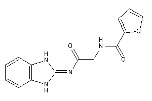 Image of N-[2-(1,3-dihydrobenzimidazol-2-ylideneamino)-2-keto-ethyl]-2-furamide