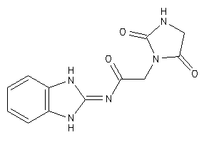 N-(1,3-dihydrobenzimidazol-2-ylidene)-2-(2,5-diketoimidazolidin-1-yl)acetamide