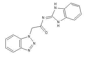 2-(benzotriazol-1-yl)-N-(1,3-dihydrobenzimidazol-2-ylidene)acetamide