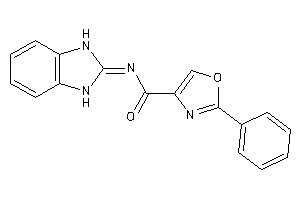 N-(1,3-dihydrobenzimidazol-2-ylidene)-2-phenyl-oxazole-4-carboxamide